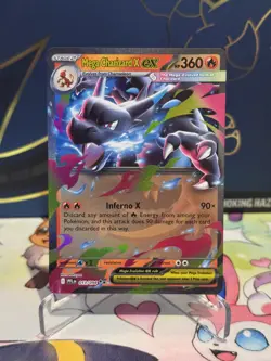 Mega Charizard X ex - 013/094 ME02: Phantasmal Flames - Pokemon Card - NM - Image 1
