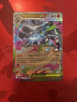 Mega Charizard X ex - 013/094 ME02: Phantasmal Flames - Pokemon Card - NM - Image 1