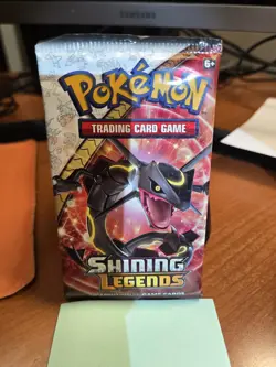 Pokemon TCG - Sun & Moon Shining Legends Booster Pack Sealed - Rayquaza Artwork - Image 1
