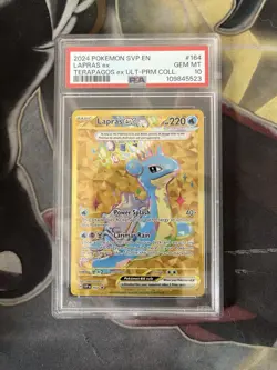 Lapras ex 164 Sv: Scarlet & Violet Promo Cards Holo PSA 10 - Image 1
