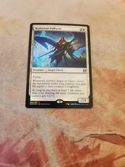 Righteous Valkyrie Foil Kaldheim MTG NM - Image 1