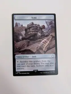 MTG - Junk 0015/Copy 0001 Token - Fallout (PIP) NM/M Condition - Image 1
