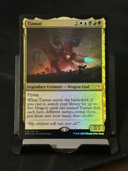 MTG FOIL Tiamat - Adventures in the Forgotten Realms #235 - Image 1