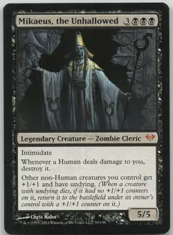 Mikaeus, the Unhallowed Mythic Dark Ascension LP MTG - Image 1