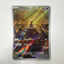 Pokemon TCG Sandygast 214/193 Sv02: Paldea Evolved Holo Illustration Rare 90 HP - Image 1