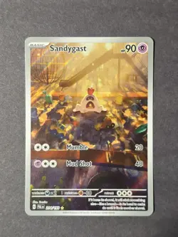 Pokemon Sandygast 214/193 Illustration Rare Sv02: Paldea Evolved - Image 1