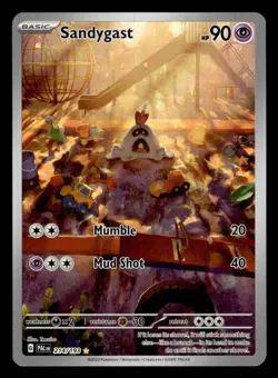 2023 SANDYGAST SV02 PALDEA EVOLVED 214/193 ILLUSTRATION RARE FULL ART HOLO MINT - Image 1
