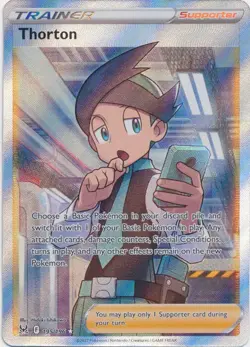 Thorton (Full Art) 195/196 Ultra Rare Lost Origin Pokemon TCG - Image 1