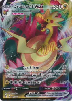 Dracozolt VMAX - 059/203 Ultra Rare Evolving Skies NM Pokemon TCG - Image 1