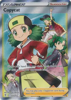 Copycat (Full Art) - 200/203 Ultra Rare Evolving Skies NM Pokemon TCG - Image 1