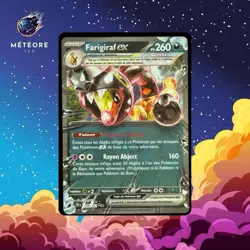Carte Pokemon Farigiraf Ex 108/162 Forces Temporelles Francais - Image 1