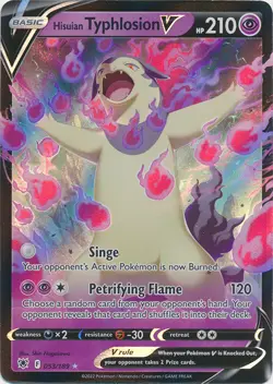 Hisuian Typhlosion V - 053/189 Ultra Rare Astral Radiance NM Pokemon TCG - Image 1