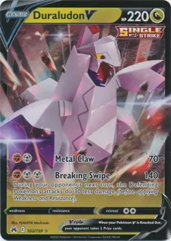 Duraludon V 103/159 Ultra Rare Crown Zenith Pokemon TCG - Image 1