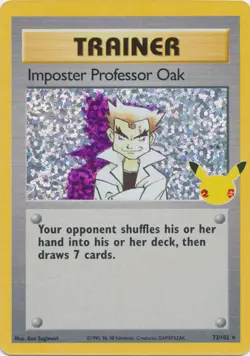 Imposter Professor Oak - 73/102 (Classic Collection) Celebrations NM Pokemon TCG - Image 1