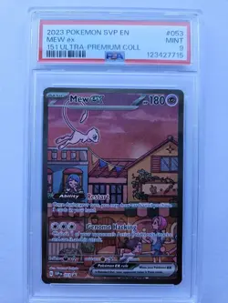 POKEMON SVP EN-SV 151 ULTRA-PREMIUM COLLECTION PROMO #053 MEW EX PSA 9 - Image 1