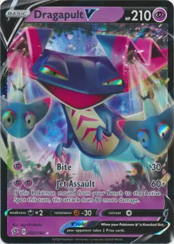 Dragapult V - 092/192 Ultra Rare Rebel Clash NM Pokemon TCG - Image 1