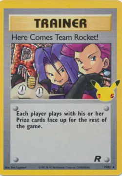 Here Comes Team Rocket! - 15/82 (Classic Collection) Celebrations NM Pokemon TCG - Image 1
