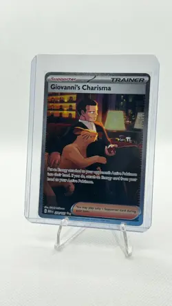 Giovanni's Charisma - 204/165 Pokemon TCG SV: Scarlet & Violet 151 Special Illus - Image 1