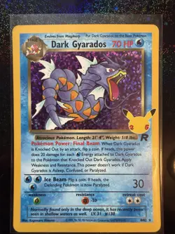 Pokemon Dark Gyarados TCG 8/82 Celebrations Classic Collection Holo Near Mint - Image 1
