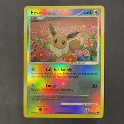 Pokemon Platinum Stamped Reverse Holo Eevee 62/100 - Majestic Dawn MP - Image 1
