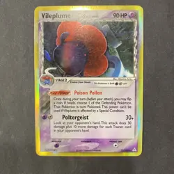 Pokemon Vileplume Delta Species 17/110 EX Holon Phantoms Holo Rare MP - Image 1