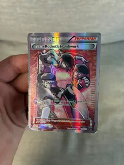 Pokemon TCG Team Rocket's Handiwork Full Art 124/124 Fates Collide, XY era (DMG) - Image 1