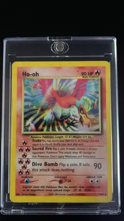 Pokemon Ho-Oh Double Holo Neo Revelation 7/64 - Image 2