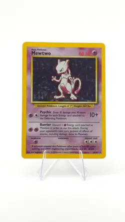 Mewtwo 10/102 Pokemon TCG 1999 Base Set Holo - Image 1