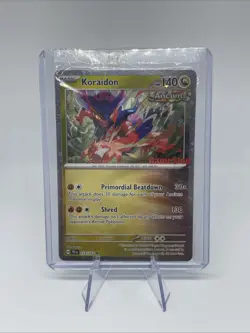 SEALED HOLO KORAIDON 119/162 TEMPORAL FORCES GAMESTOP STAMPED PROMO NM POKEMON - Image 1