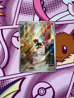 Pokemon TCG - Litleo 139/132 - Mega Evolution - Illustration Rare - NM - Image 1