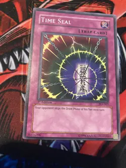 Yugioh TIME SEAL PSV-007 1st Edition Near Mint - Image 1