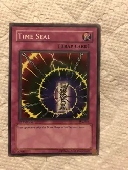 YUGIOH 1st EDITION PSV-007 TIME SEAL COMMON NEAR MINT - Image 1