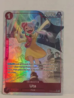One Piece TCG Uta OP09-002 Rare Parallel Alt Art Emperors in the New World - Image 1