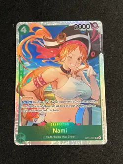 Nami SR The Azure Sea’s Seven (OP14-031) - One Piece Card - Image 1