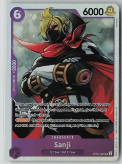 Sanji OP07-064 One Piece 500 Years in the Future Super Rare Near Mint - Image 1