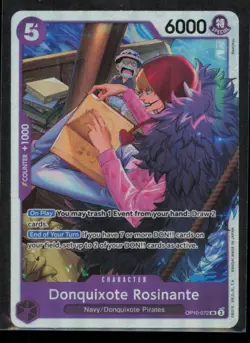 Donquixote Rosinante OP10-072 One Piece Royal Blood Super Rare Near Mint - Image 1