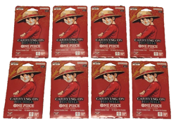 One Piece OP-13 Carrying on His Will Sleeved Booster Pack Lot of 8 TCG card game - Image 1
