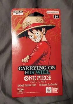 One Piece TCG Lot of (12) OP-13 Carrying On His Will, Sleeved Booster Pack - Image 3