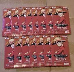 One Piece TCG: OP-13, Carrying On His Will Sleeved Booster Pack - (Lot Of 15) - Image 1