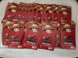 One Piece TCG Lot of (24) OP-13 Carrying On His Will, Sleeved Booster Pack - Image 1