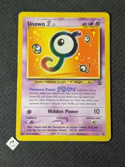 Unown J - 38 Black Star Promo Pokemon TCG HP - Image 1