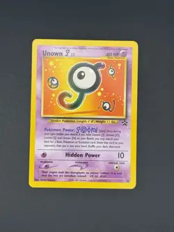 Pokemon TCG Unown Black Star Promo Card 38/53 - Image 1