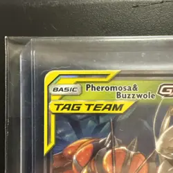 Pokemon TCG Pheromosa & Buzzwole GX 1/214 Sm-Unbroken Bonds Holo MP - Image 2