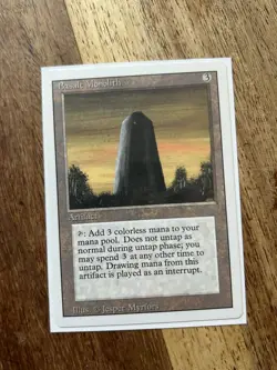 MTG Basalt Monolith Revised Edition Regular Uncommon - Image 2
