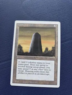 MTG Magic The Gathering: Revised Edition: Basalt Monolith Uncommon - Nrmt Mt - Image 1