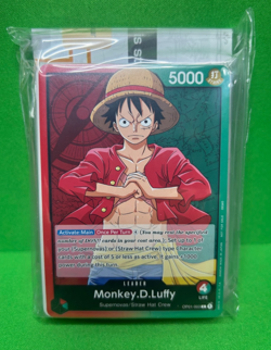 One Piece TCG Factory Sealed Monkey D. Luffy Demo Deck Brand New Post Errata - Image 1