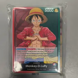 One Piece TCG Factory Sealed Monkey D. Luffy Demo Deck Brand New Post Errata - Image 1