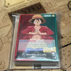 One Piece TCG Factory Sealed Monkey D. Luffy Demo Deck Brand New Post Errata - Image 1