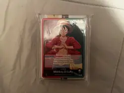 One Piece TCG Factory Sealed Monkey D. Luffy Demo Deck Brand New Post Errata - Image 1