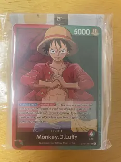 One Piece TCG Factory Sealed Monkey D. Luffy Demo Deck Brand New Post Errata - Image 1